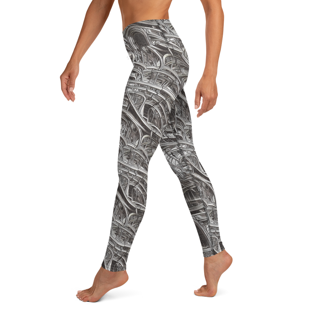 Yoga Leggings - Piranesi's Dream