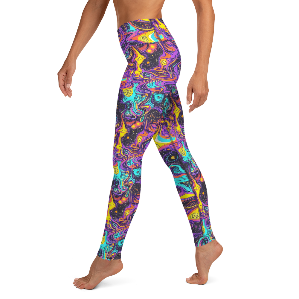 Yoga Leggings - Hutty Nebula