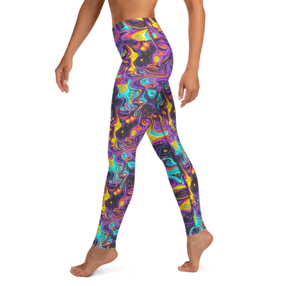 Yoga Leggings - Hutty Nebula