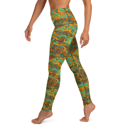 Yoga Leggings - Nebula Nodes