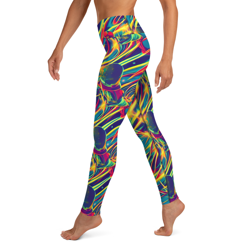 Yoga Leggings - Cosmic Inferno