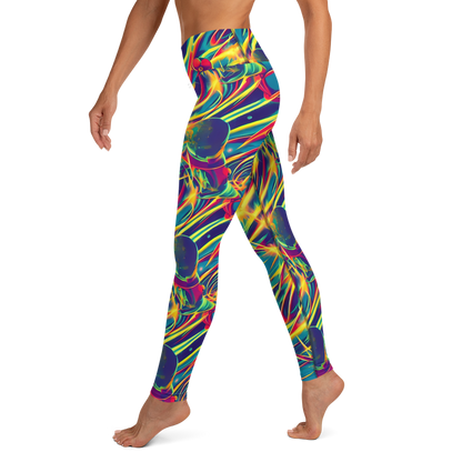 Yoga Leggings - Cosmic Inferno