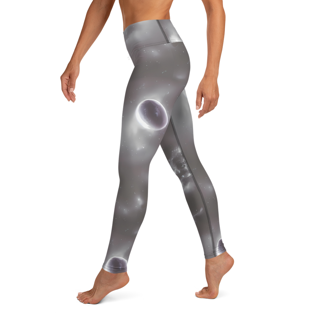 Yoga Leggings - Silver Nebula