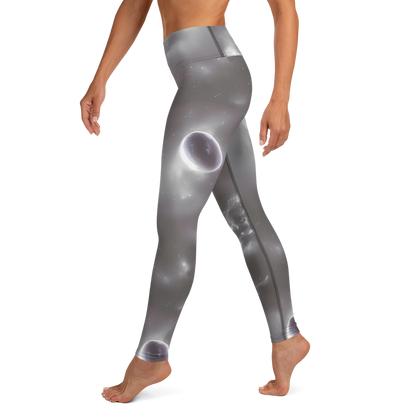 Yoga Leggings - Silver Nebula