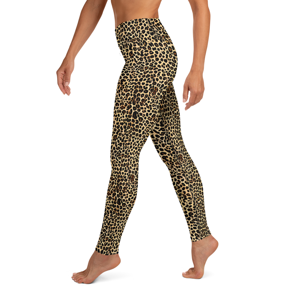 Yoga Leggings - Cheetah Mosaic