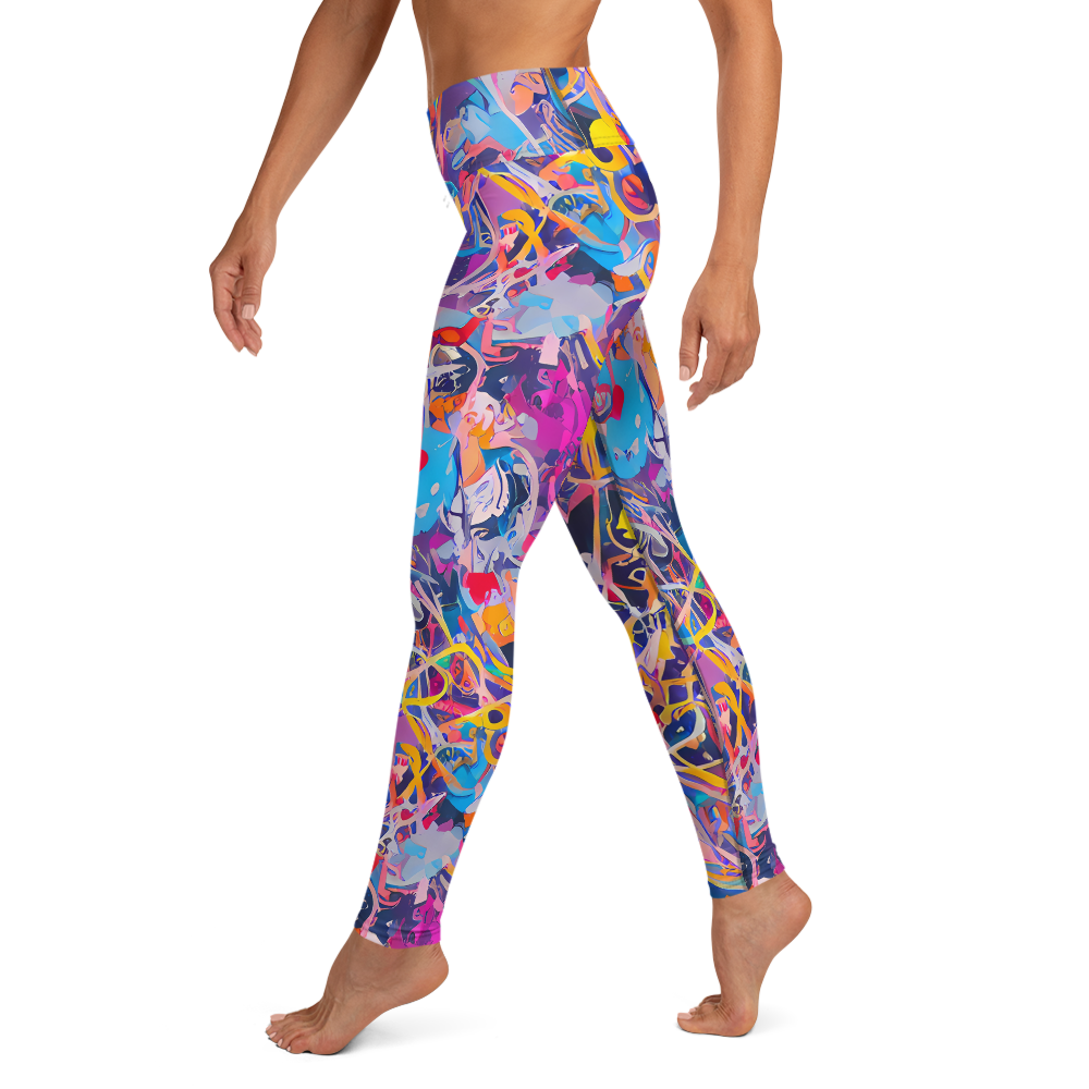 Yoga Leggings - Vibrant Fusion