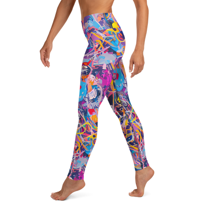 Yoga Leggings - Vibrant Fusion