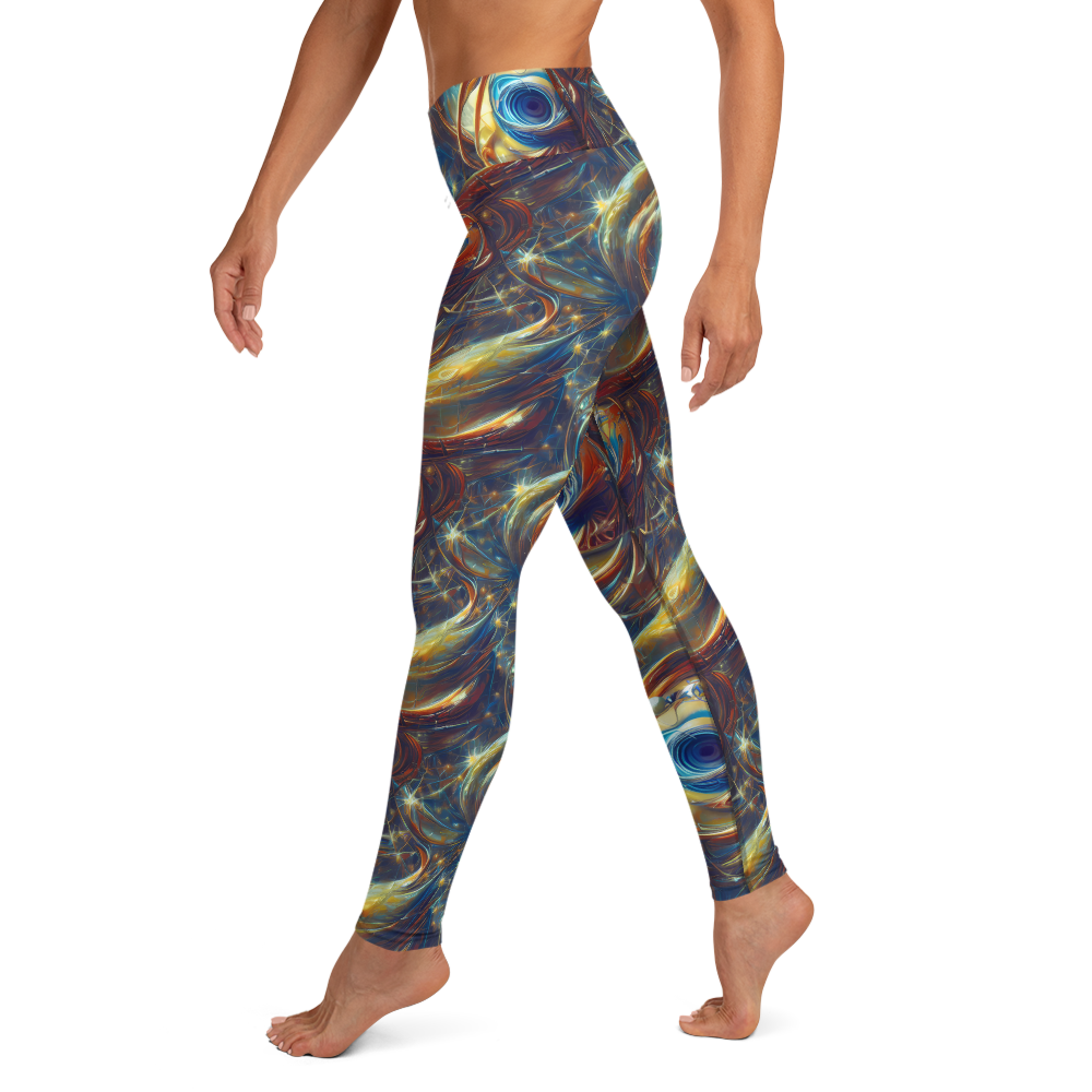 Yoga Leggings - Celestial Vortex