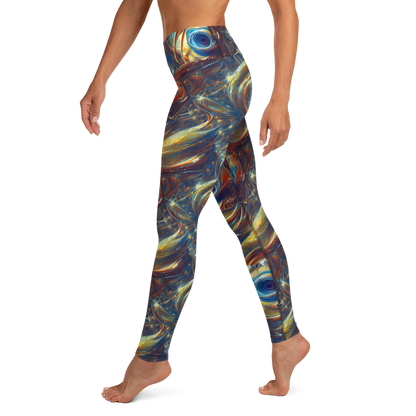 Yoga Leggings - Celestial Vortex