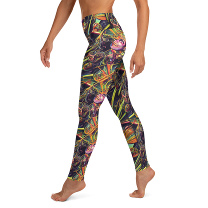 Yoga Leggings - Psychedelic Deep Space