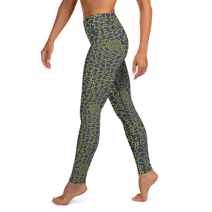 Yoga Leggings - Nightshade Maze