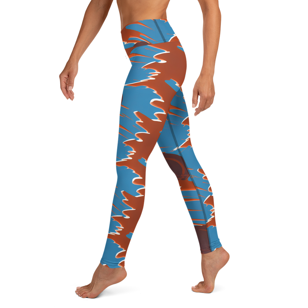 Yoga Leggings - Desert Vortex