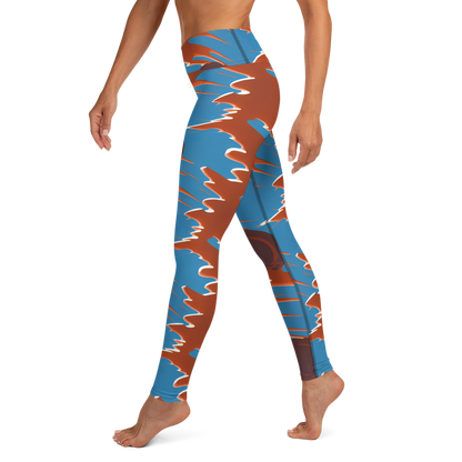 Yoga Leggings - Desert Vortex