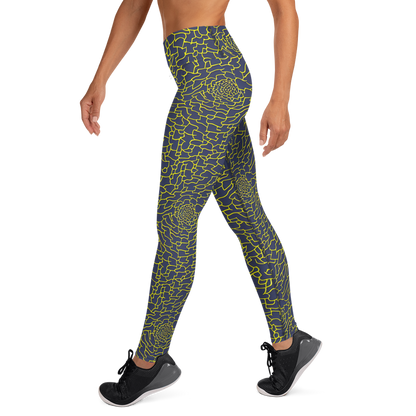 Yoga Leggings - Nightshade Maze