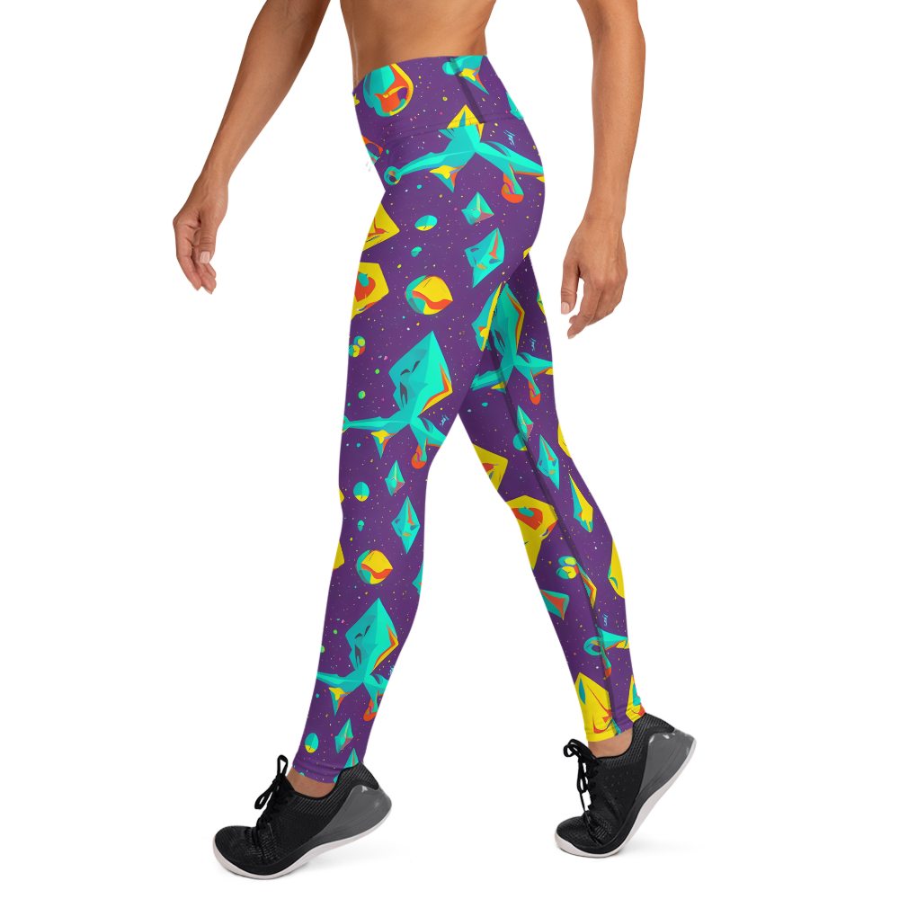 Yoga Leggings - Cascading Prism