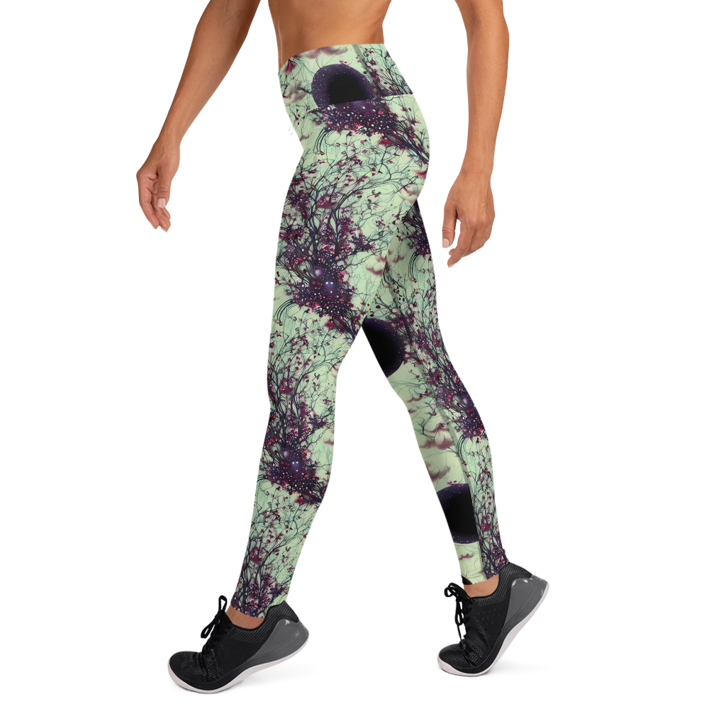 Yoga Leggings - Celestial Bloom