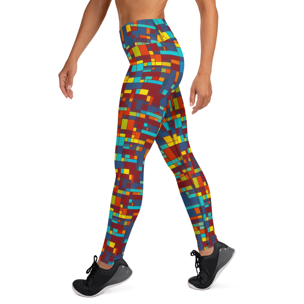 Yoga Leggings - Astral Grid