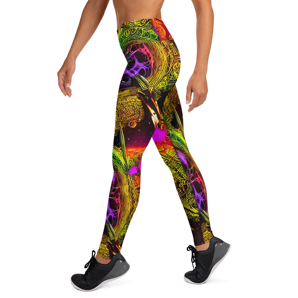 Yoga Leggings - Neon Glyphworks