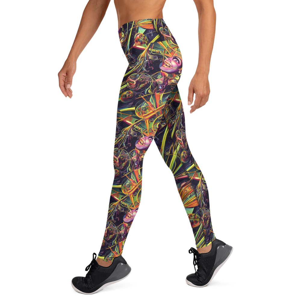 Yoga Leggings - Psychedelic Deep Space