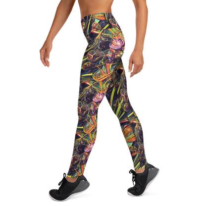 Yoga Leggings - Psychedelic Deep Space