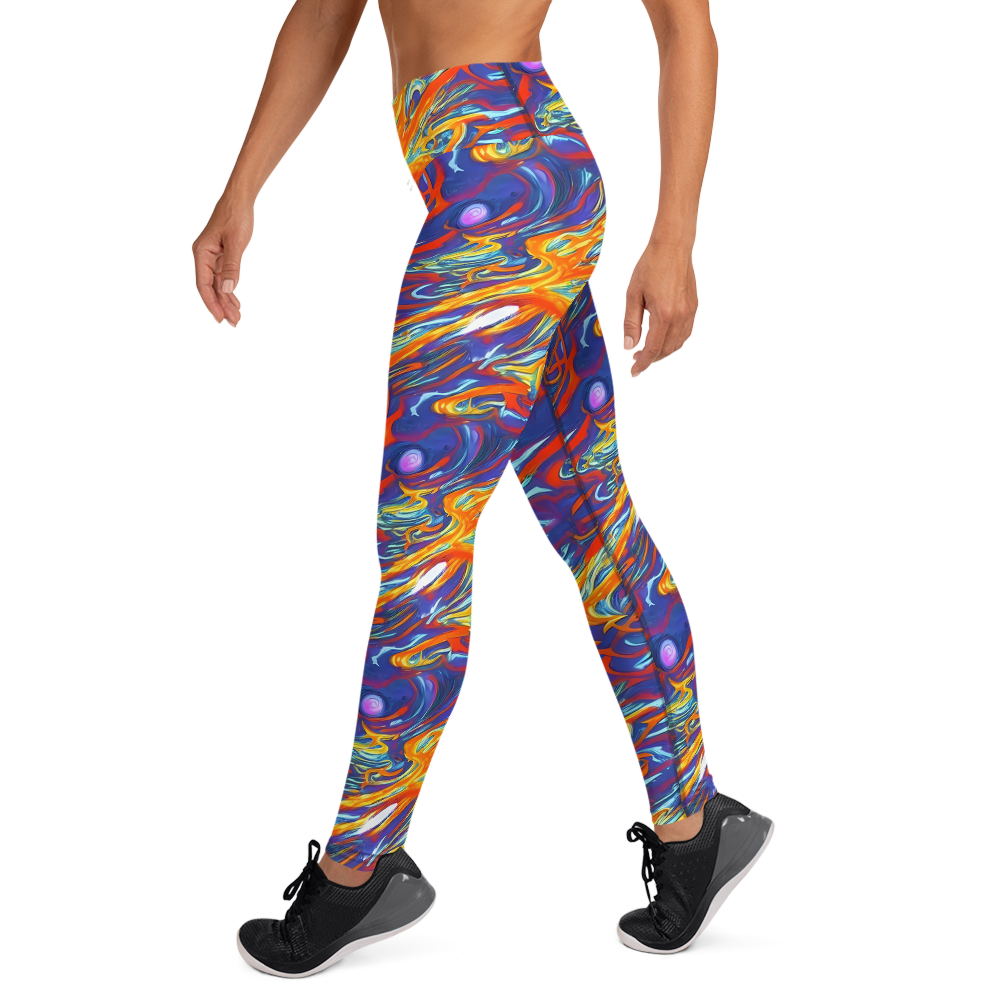 Yoga Leggings - Galactic Ember