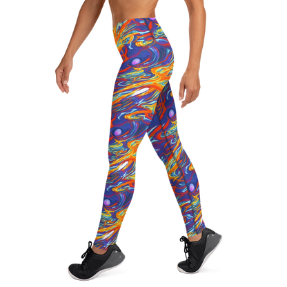 Yoga Leggings - Galactic Ember