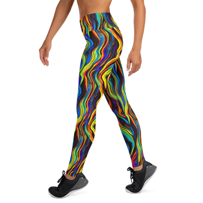 Yoga Leggings - Celestial Waves