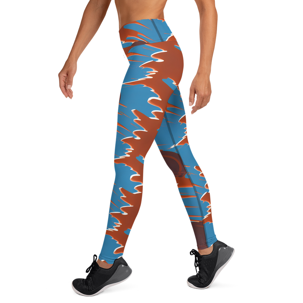 Yoga Leggings - Desert Vortex