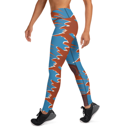 Yoga Leggings - Desert Vortex