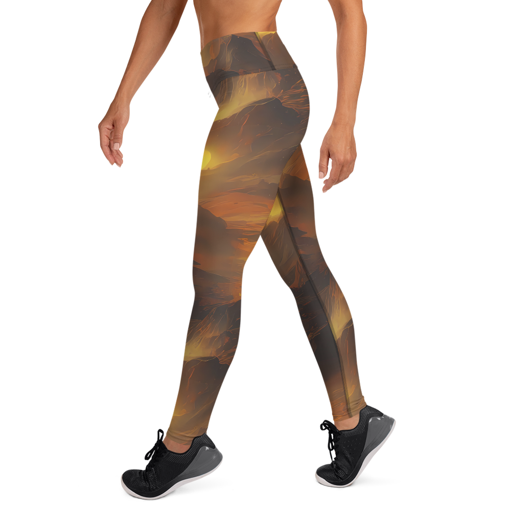 Yoga Leggings - Sunset Shores