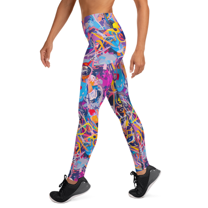 Yoga Leggings - Vibrant Fusion