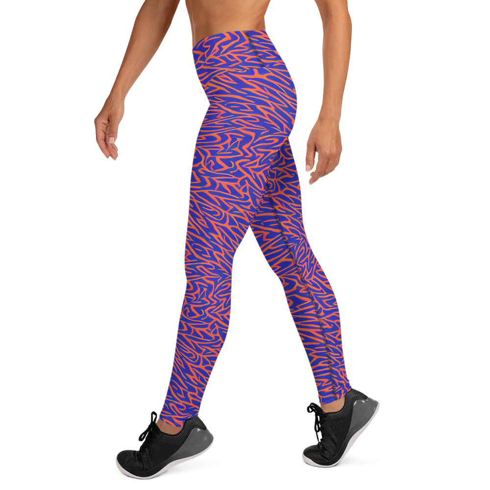 Yoga Leggings - Sapphire Swirl