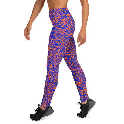 Yoga Leggings - Sapphire Swirl