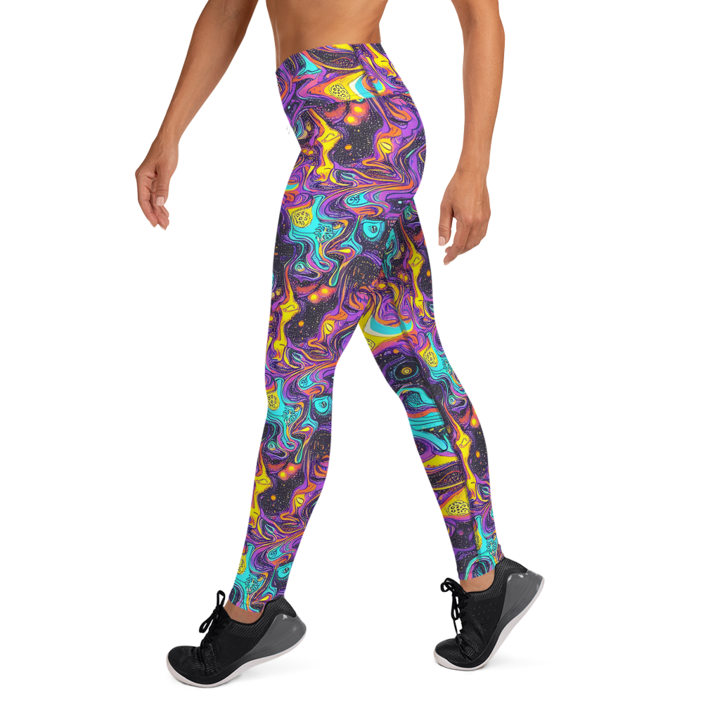 Yoga Leggings - Hutty Nebula