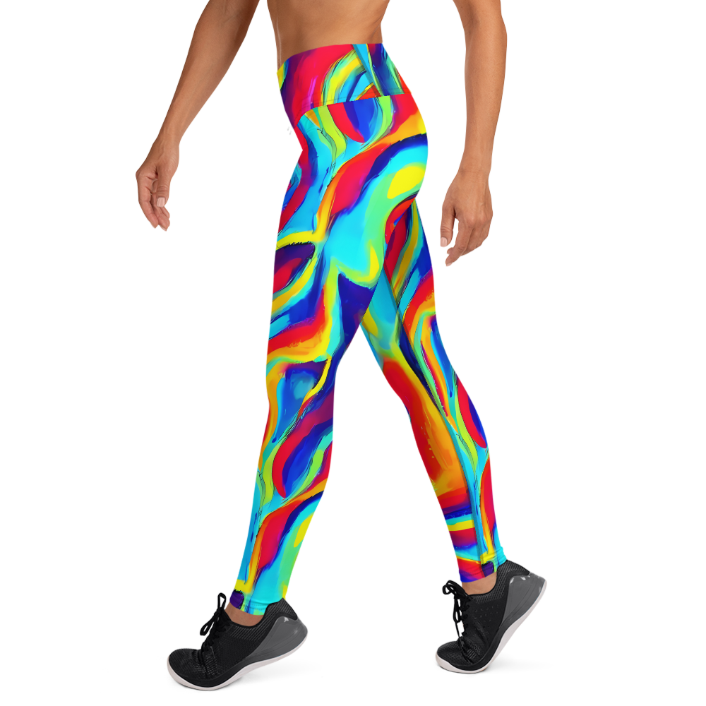 Yoga Leggings - Stael Swirls