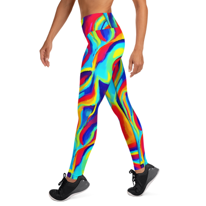 Yoga Leggings - Stael Swirls