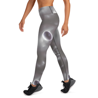 Yoga Leggings - Silver Nebula