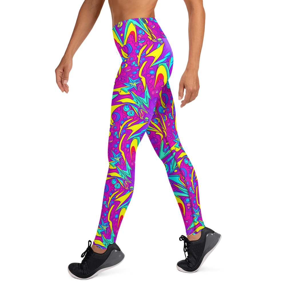 Yoga Leggings - Nebula Radiance