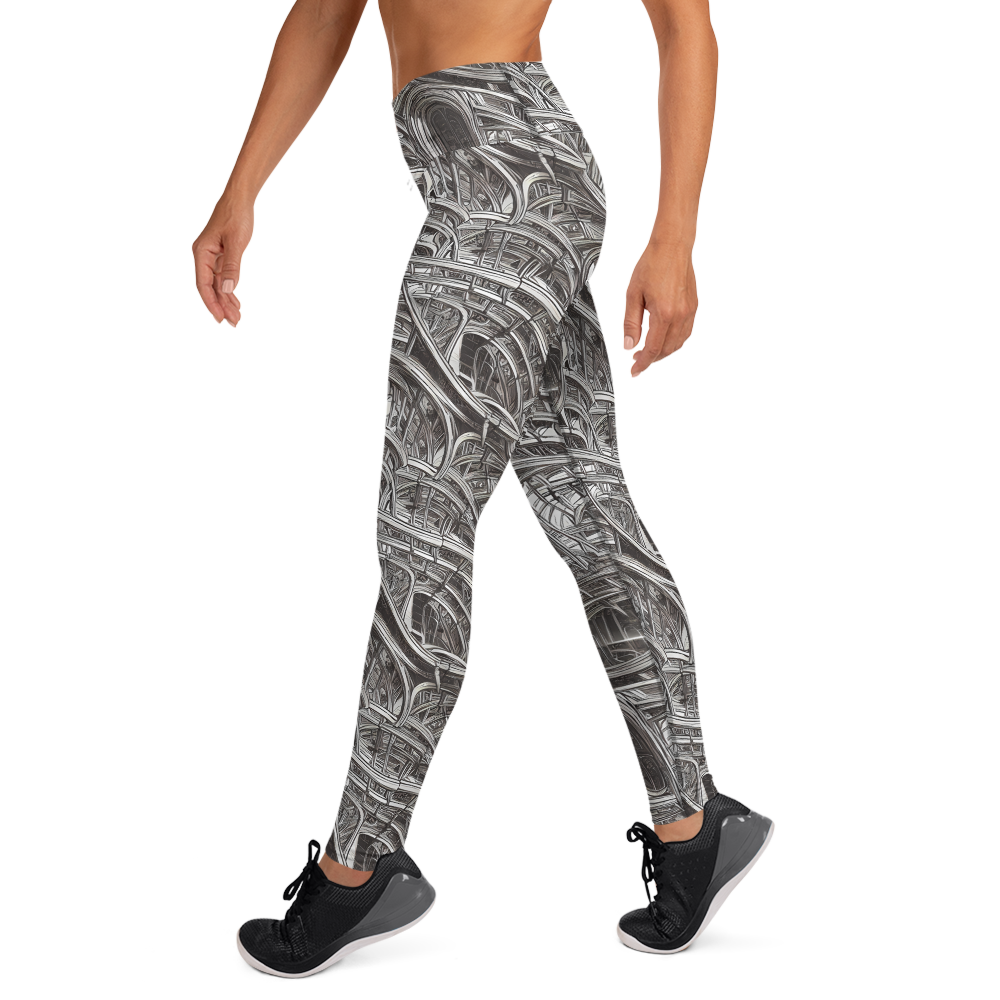 Yoga Leggings - Piranesi's Dream