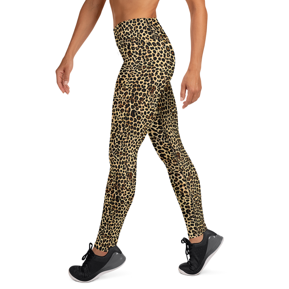 Yoga Leggings - Cheetah Mosaic