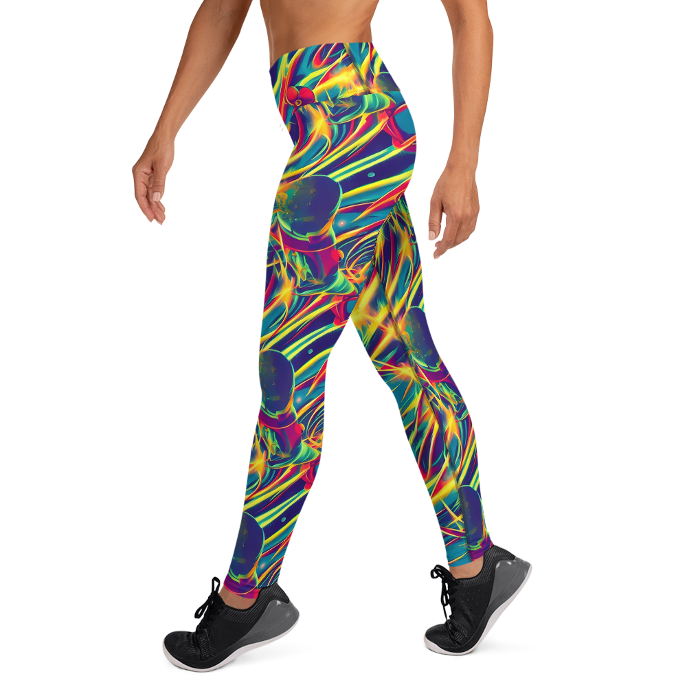 Yoga Leggings - Cosmic Inferno