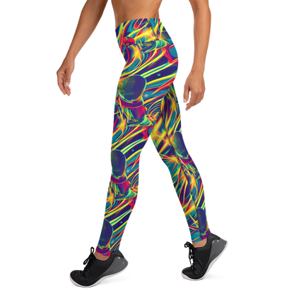 Yoga Leggings - Cosmic Inferno