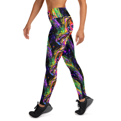 Yoga Leggings - Galactic Flamenco