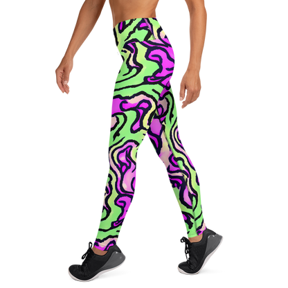 Yoga Leggings - Mintchine Maze