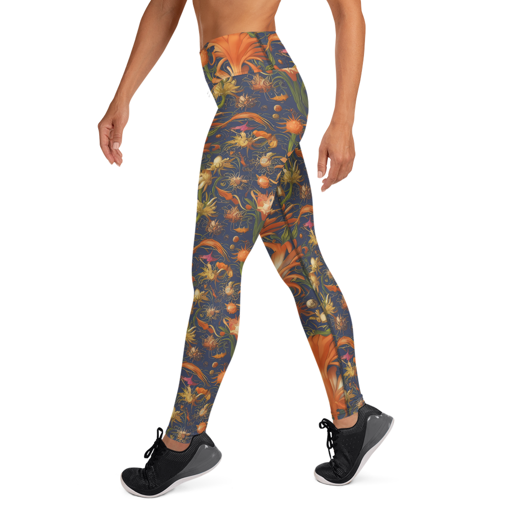 Yoga Leggings - Stellar Blooms