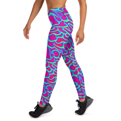 Yoga Leggings - Aquatic Ember