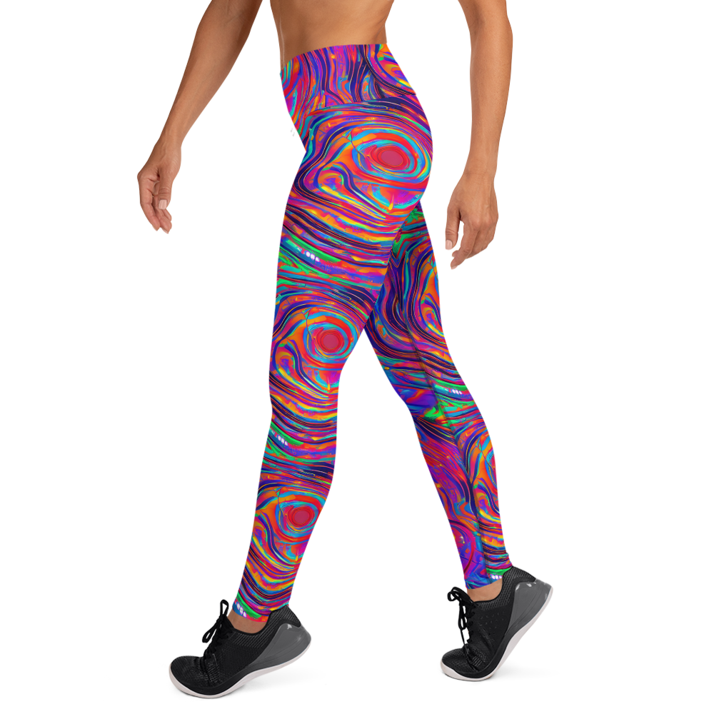 Yoga Leggings - Quantum Spiral