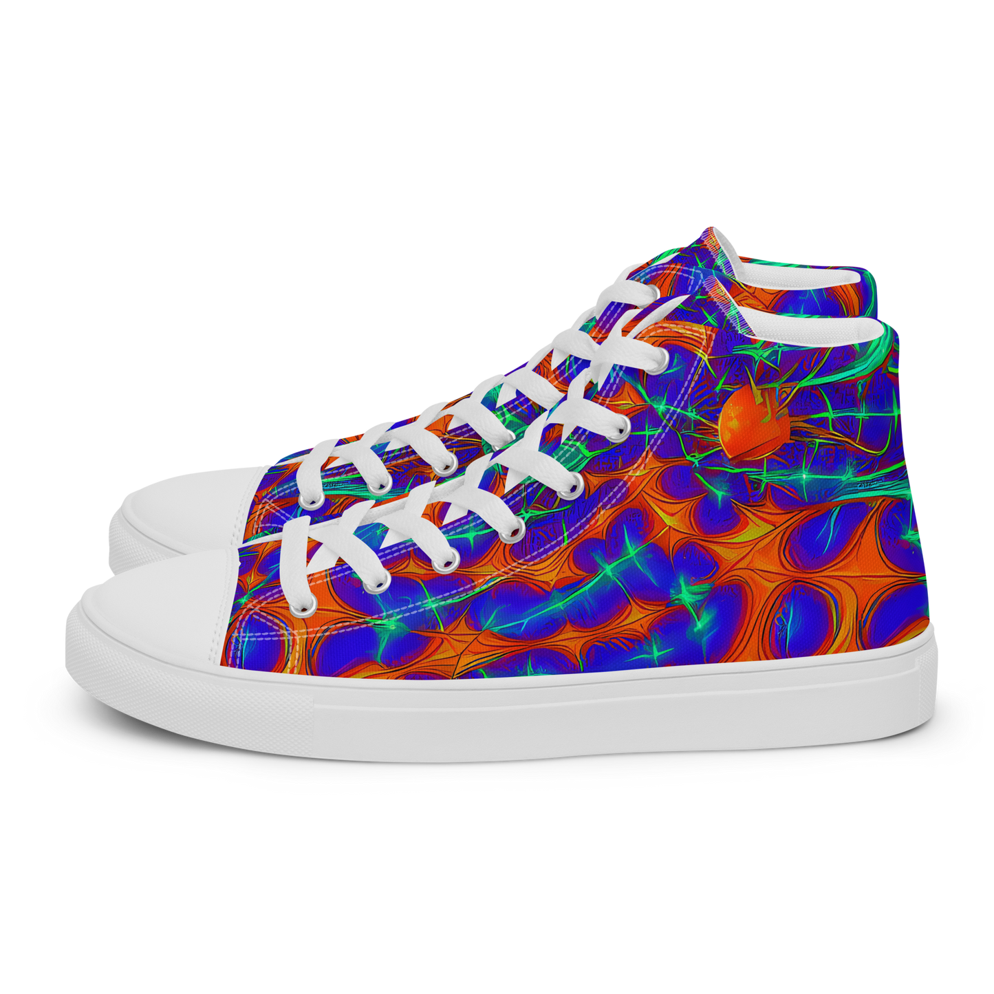 Men's High Top Canvas Shoes - Nebula Tides