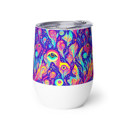 Wine Tumbler - Mystic Petal Dance