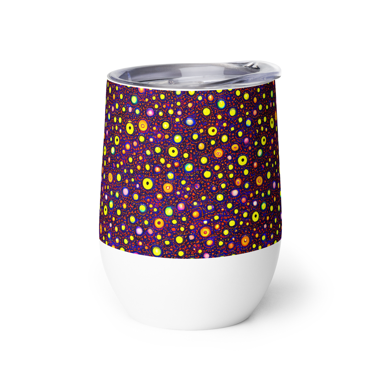 Wine Tumbler - Cosmic Dotscape
